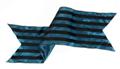Click to buy Parrot Blue/Black Midori Masquerade Ribbon