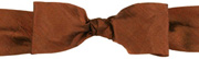 dupioni silk ribbon Antique Copper