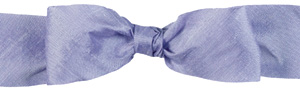 Lavender Dupioni silk ribbon Midori brand bias cut made in India