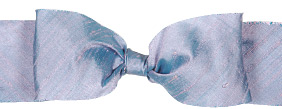 Hydrangea Dupioni silk ribbon Midori brand bias cut made in India
