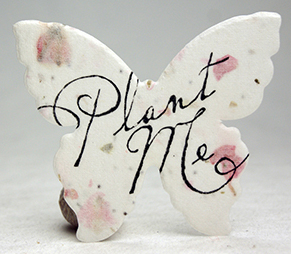 plant me butterfly seed paper