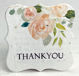 square seed paper tags