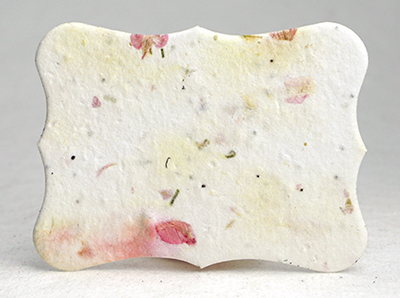 Seed Paper Rounded Place Card