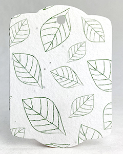 large seed paper art tags